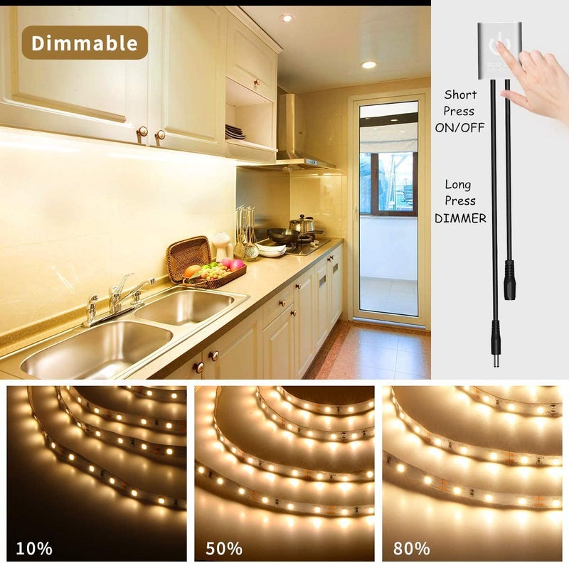 Sensky مفتاح استشعار لمسة Sensky 12V 24V DC مع وظيفة تشغيل/إيقاف، مفتاح خافت لضبط السطوع لإضاءة الخزائن LED، إضاءة الشريط LED، شريط الإضاءة الصلب - Image 3